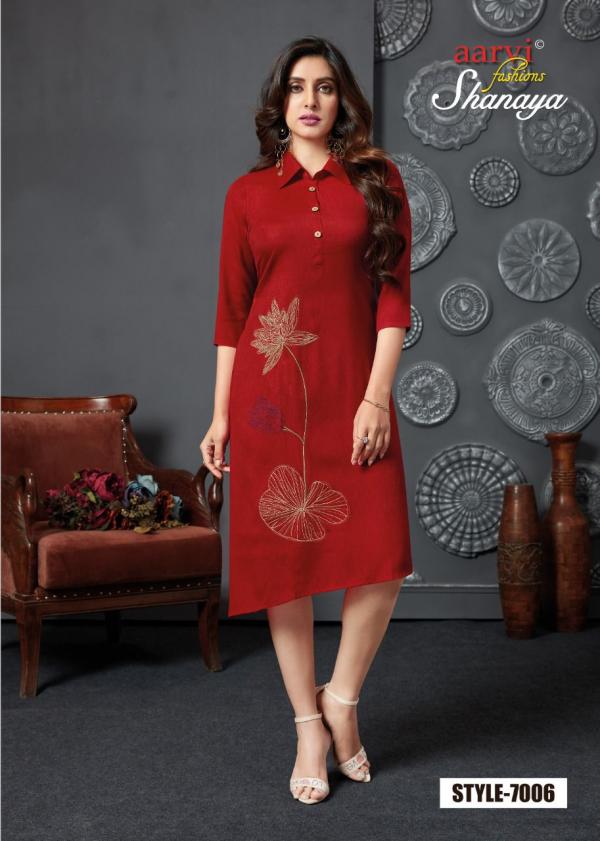 Aarvi Shanaya Vol-5 Cotton Designer kurti Collection